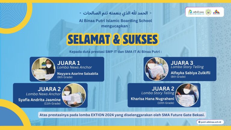 PRESTASI SANTRIWATI AL BINAA DI EXTION 2024