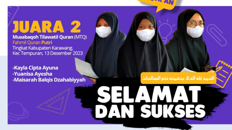 SANTRI AL BINAA PUTRI JUARA MTQ KABUPATEN KARAWANG