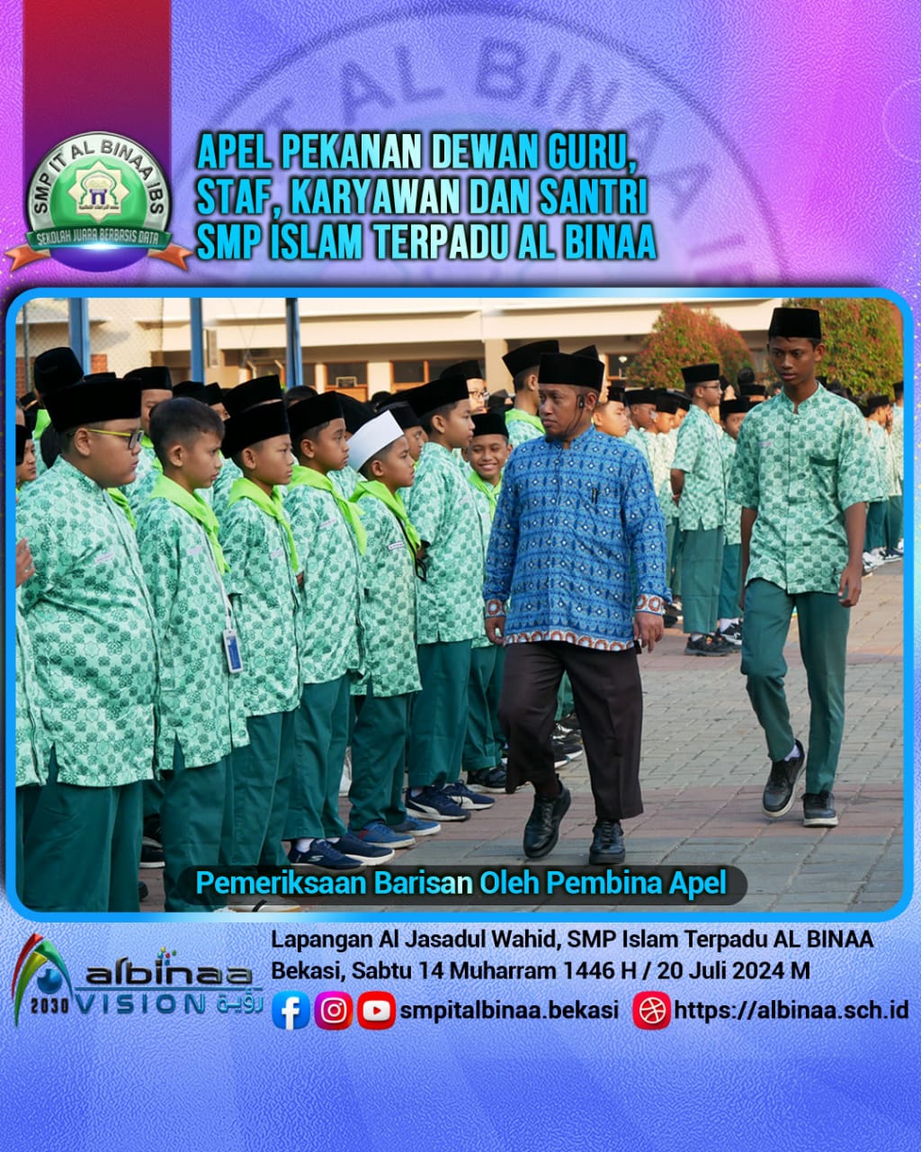 Apel Pagi SMP IT Al Binaa
