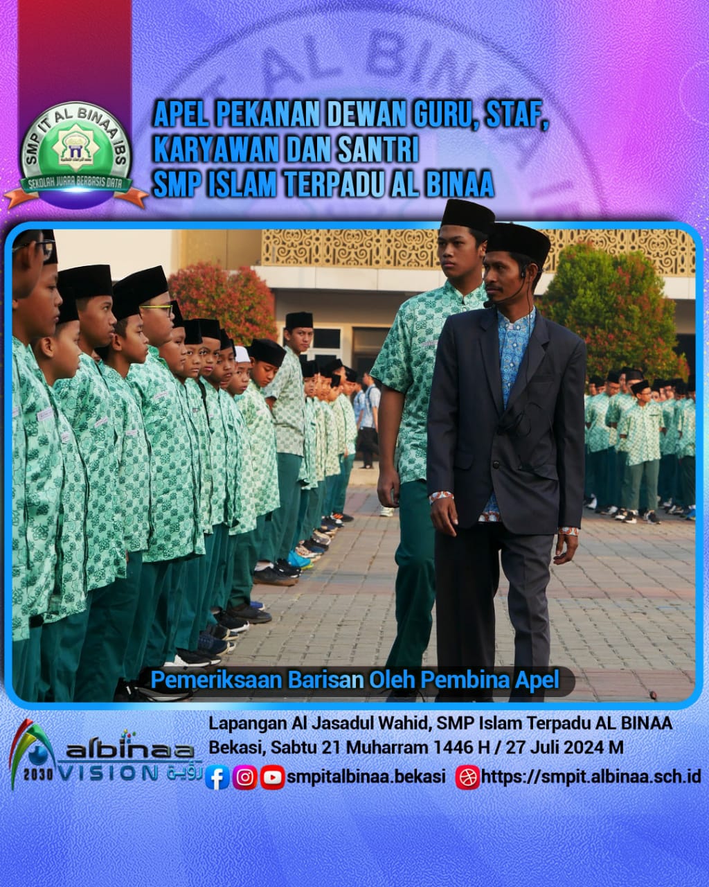 APEL PAGI 27 Juli 2024