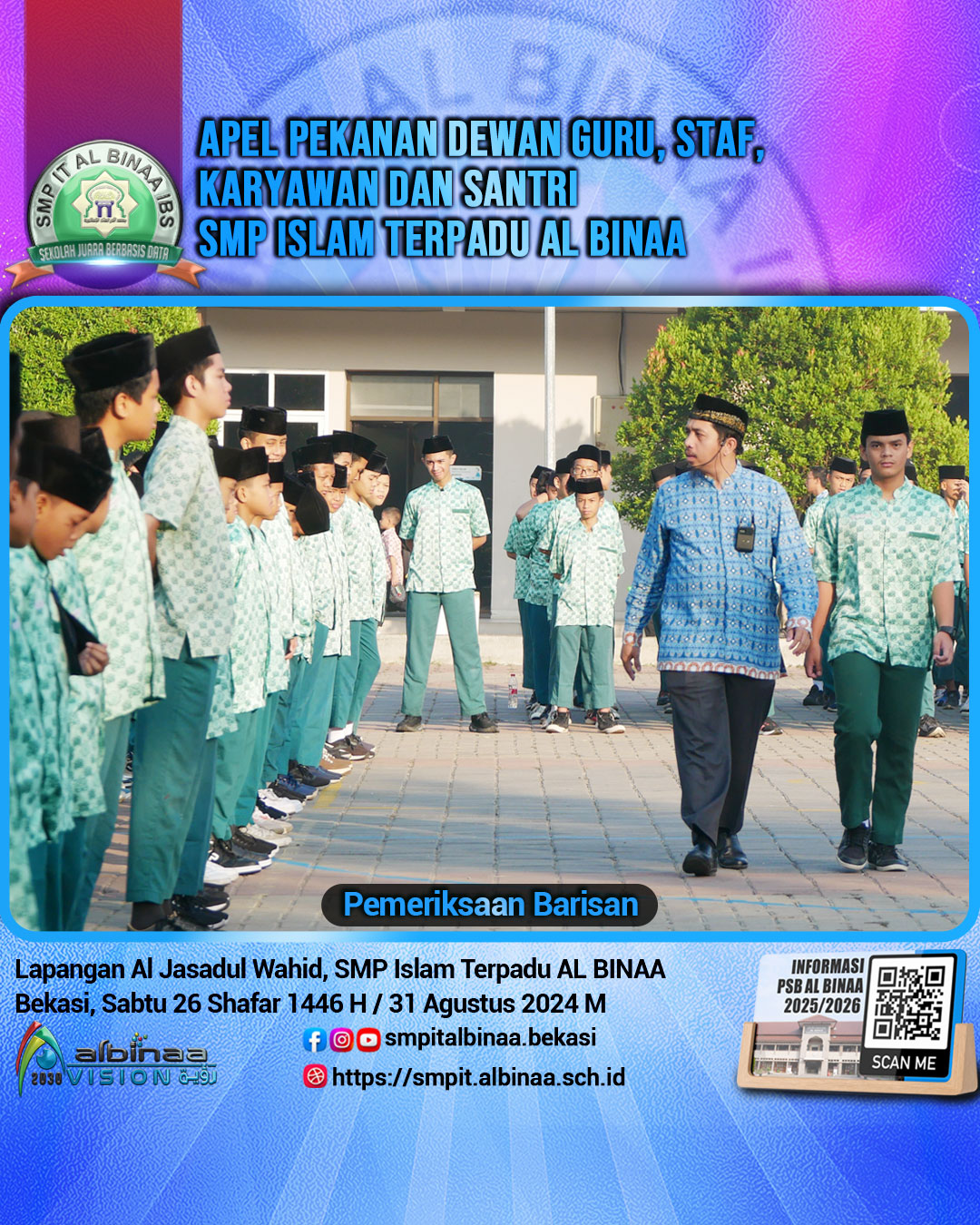 Apel Pagi 31 Agt 2024